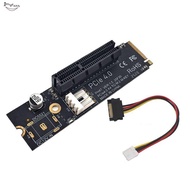 NGFF to PCI-E X4 Slot Convert Adapter M2 Port to PCIE Expansion Card Compatible with X1 X4 X8 X16 PC