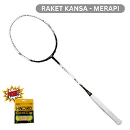 Racket Badminton Kansa Raket Badminton Merapi 4U Original Authentic Carbon Fiber Badminton Racket Ma