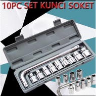 27IN1 Socket L Set 27Pcs | 8-21mm Shok Kit Kunci Shock Set / Sok Set 27 Pcs / Kunci Socket L Handle