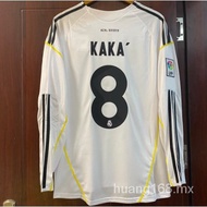 KAKA RONALDO Retro 2009-10 Real Madrid Long Sleeve Football Shirt LQQS