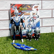 MAINAN SET ACTION FIGURE ULTRAMAN 2 IN 1 - MINIATUR ULTRAMAN