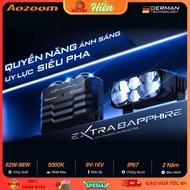 Aozoom EXTRA SAPPHIRE Spotlight, With Genuine Super Bright Crystal Lens