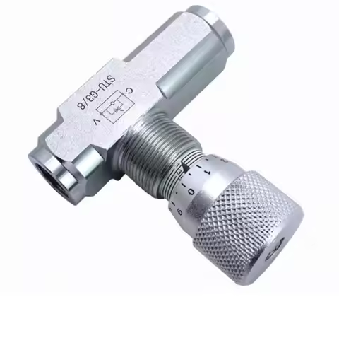 Flow Control Valve STU Hydraulic Throttle Valve One-way STU-G1/4 STU-G3/8 STU-G1/2 STU-G3/4 STU-G1 1