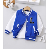 Varsity Jacket for Boys and Girls Initial L Age 2 3 4 5 6 7 8 9 10 11 12 Years Baseball Jacket for G