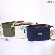 Solid Color Fabric Cosmetics Bag, Woven Elegant Fashionable Storage Clutch Makeup Organizer Makeup S