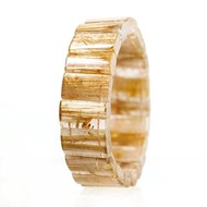 【正佳珠寶】金鈦晶 頂級淨透老礦包裹鈦 75.7g 金鈦晶手排