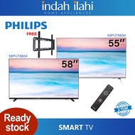 Philips (55’’) (58'') 4K UHD LED Smart TV 55PUT6654/68 55PUT6654 58PUT6604/68 58PUT6604