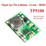 Lithium - Li-ion - 18650 TP5100 2A Battery Charger Circuit (1 cell & 2 cells in series)