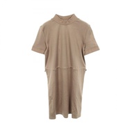 [Used] Hermes HERMES Dress Short Sleeve Cotton Silk Dress Women's Used A