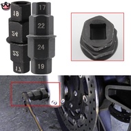 17mm 19mm 22mm 24mm Motorcycle Front Axle Spindle Hex Allen Key Socket Motorcycle Wheel Spindle Hex 