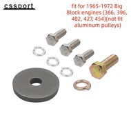 Harmonic Balancer Bolt & Pulley Bolt Kit Fit for Big Block Chevy 366/396/402/427/454 Engines (1965-1