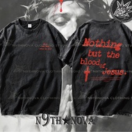 24h Shipping N9THNOVA Christian Jesus Good News God Loves You Washed Pure Cotton T-shirt Vintage 9