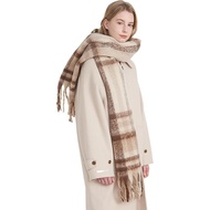 Halemet Vintage Scarfs for Women Warm Shawls and Wraps for Evening Dresses Soft Poncho Coat Thick Ca