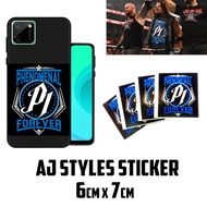 WWE AJ Styles Sticker