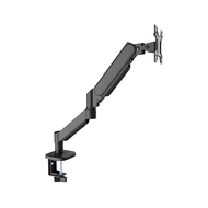 HICKEN Single Monitor Mount Gas Spring Monitor Arm Monitor Stand Fully Adjustable Fits 17-32 Inch Mo