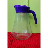 Water Jug/ Pitcher/Glass mug /Jug Clear/jug air kaca/glass water jug/water jars with cover/water jug