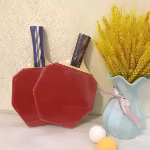 Cybershape Table Tennis Racket Professional Carbon Offensive Ping Pong Racket Paddle With Sticky Rub