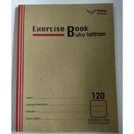 120pages Exercise Book F5 Craft Cover / 120 pages Buku Latihan Tulis F5 Kraft Cover 120pg 120pgs