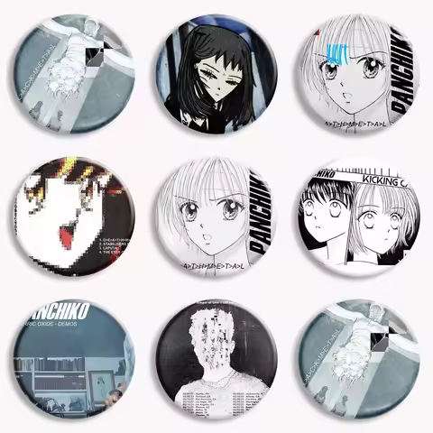 Panchiko DEATHMETAL Album Cover Soft Button Pin Hot Pop Music Brooch Badge Bag Accessories Decor Fan