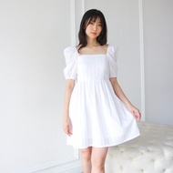 Elena Dress (STP4-04) Women's Puffy Arms Mini Dress