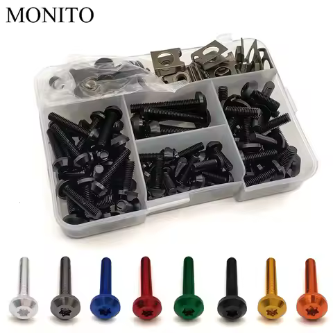 Motorcycle Fairing Bolt Kit Body Fastener Clips Screws For Suzuki GSXR GSX-R 600 750 1000 K1 K2 K3 K