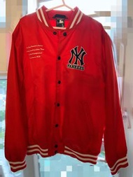 NY YANKEES 超新紅色棒球外套