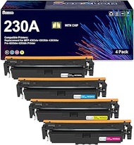 230A Toner Cartridges (with New Chip) High Yield Compatible for HP 230A W2300A W2301A W2302A W2303A