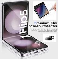 Galaxy Z Flip 5 5G Samsung 保護貼+鏡頭貼 + 前屏玻璃保護貼Screen Protector + Lens Protector + Front Screen Protect
