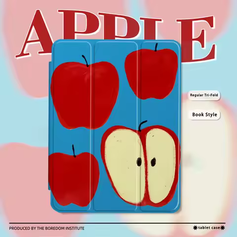 Korean-style Apple Tomato Creative For iPad pro 10/11-Inch 2020/6th/7th /8th /Air 3rd/Air 4th/9th ge