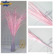 TOPSTORED 5pcs/Pack Peacock Grass, Feather Texture 20 Heads Artificial Grass, Bohemian Multicolor 80