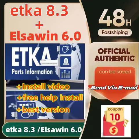 2025 elsawin 6.0 with etka 8.3 software Newest Repair Software Group Vehicles Electronic Parts Catal