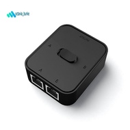 2 Port RJ45 LAN CAT6 Network Switch Selector 1000Mbps 2 in 1 Out/1 in 2 Out Internal External Networ