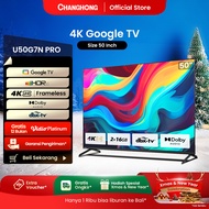 Google TV Changhong 50 inch Smart TV 4K UHD-HDR10+DBX Dolby Audio Google Assistant Netflix Youtube D