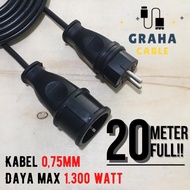 Sambungan Kabel Listrik (Extension) 20 Meter