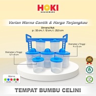 CELINI SPICE BOX / PLASTIC SPICE BOX / KITCHEN SPICE BOX / STACKING RACK