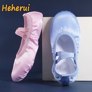 Ballet Shoes For Kids Satin Flat  Sole Dance Shoes Cat's Paw Dancing Shoes