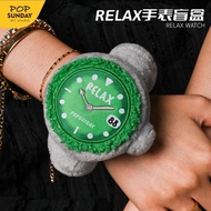 [Ready Stock] Genuine POPSUNDAY & Relax Watch Mystery Box Plush Pendant Fashion Trendy Hand Accessor