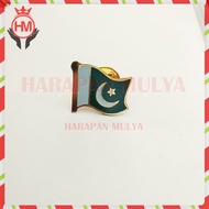 Flag Pin Logo Flag Pakistan Brooch Custom Model Flag Friendship Pakistan - harapan Mulya