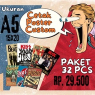 Print CUSTOM POSTER A5 Size