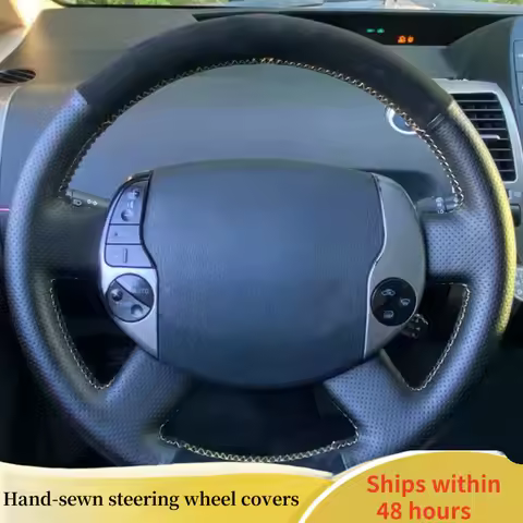Customized Car Steering Wheel Cover For Toyota Prius 20 XW20 Raum 2 2003-2011 Car Accessories DIY Or