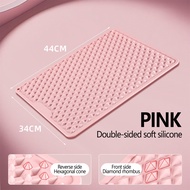 44 x34cm Magnet Foot Massage Mat Anti Slip Thick Fitness Equipment Foot Toe  Pressure Plate Soft Sil