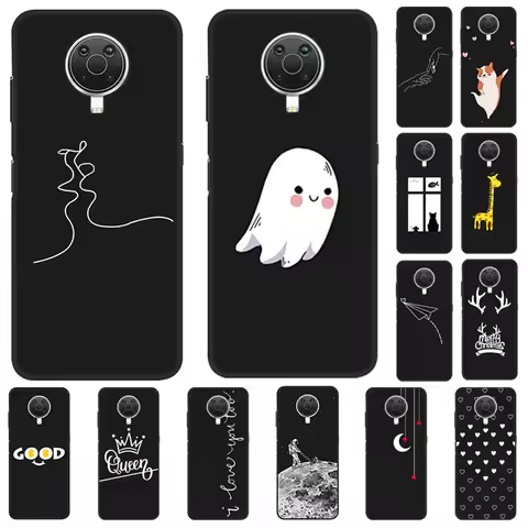 For Nokia G20 Case Black Silicone Soft Back Cover For Nokia G50 XR20 C30 C20 Plus C10 X20 X10 1.4 5.