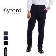 Byford Seluar Slack Lelaki | Byford Mens Modern Fit Flat-Front Slacks - 3125002A