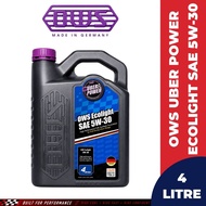 OWS Uber Power Ecolight Sae 5W30 Fully Synthetic Engine Oil 4L For Toyota/ Perodua/ Proton/ Honda