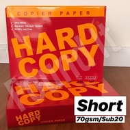 Hard Copy Copier Paper SHORT LONG & A4 Size Bond Paper Per Ream 500 Sheets 70gms