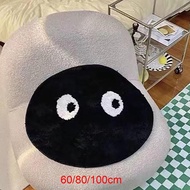 [Homyl478] Round Rug Pad Bedroom Carpet Nonslip Soft Lightweight Bedroom Area Rug for Bedroom Nurser