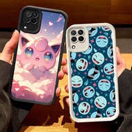 O-60 Pokemon Casing for Samsung Galaxy A22 A12 5G Black and White