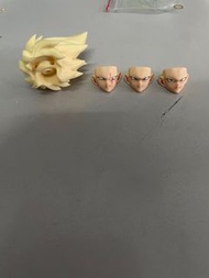 Shf 悟空 飄頭髮 頭雕 連三面雕