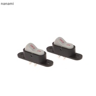 [Nanami] 1/5PCS Boat Button Switch White 2 Pin Light ON/OFF 250V 6A AC AMP 125V 10A Electric Wok Hom