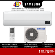 Samsung Air Conditioner (1.0HP-2.5HP) Digital Inverter AR10BYFAMWKNME / AR13BYFAMWKNME / AR18BYFAMWKNME / AR24BYFAMWKNME